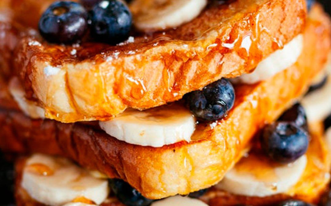 Receta tostadas francesas con fruta