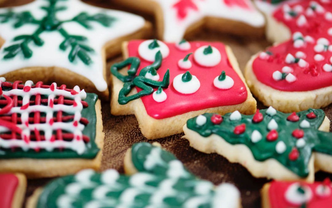 Receta Galletas de mantequilla navideñas