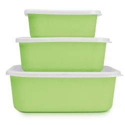 Set 3 recipientes Percutti Eco Line