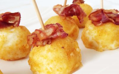 Receta de bolas de patata y bacon