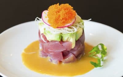 Receta de tartar de atún con aguacate