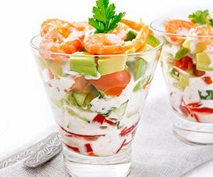 receta cóctel gambas
